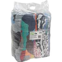 Recycled Material Wiping Rags, Cotton, Mix Colours, 25 lbs. JP783 | RMP Maintenance Products