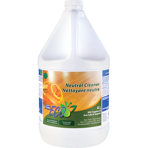 JC006 Nettoyants neutres &agrave; l'huile de tangerine, 4 L, Cruche