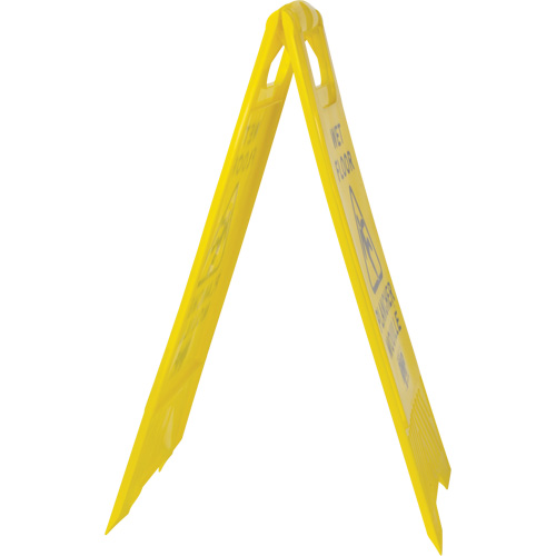 JD391 Panneau d'avertissement "Plancher mouill&eacute;", Bilingue avec pictogramme