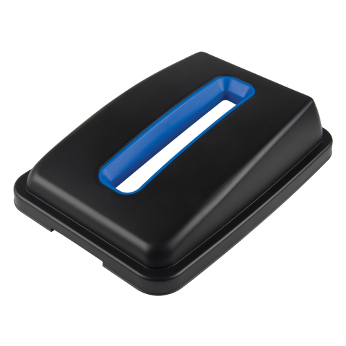 JH480 Waste Classification - Lid, Open Lid, Plastic, Fits Container Size: 17-1/4" x 12-1/2"