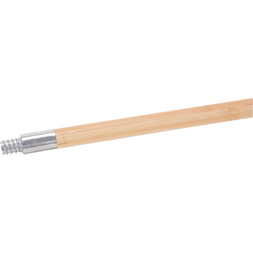 RMP Bamboo Broom Handle Threaded End 54 Length 15/16 Diameter 