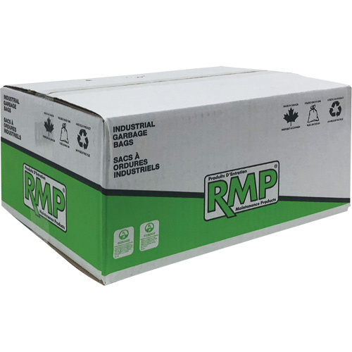 JM685 Industrial Garbage Bags, Utility, 20" W x 22" L, 0.64 mils, White, 23 L (6 Gal.) Capacity