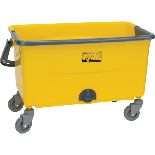 JN501 Seau et essoreuse pour vadrouille en microfibres, Passoire, 11 gal. US (44 pintes), Jaune