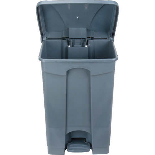 JN512 Step-On Garbage Can, Plastic, 12 US gal. Capacity