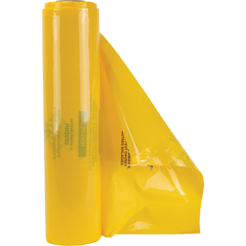 JP938 Hazardous Waste Liners, Asbestos, 40" L x 35" W, 3 mils