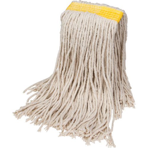 JQ141 Wet Floor Mop, Cotton, 12 oz., Cut Style