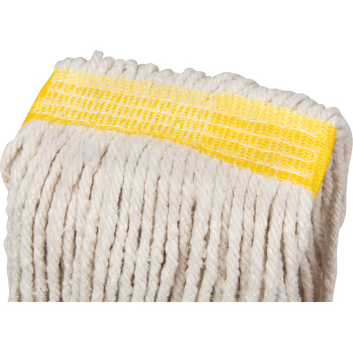 JQ141 Wet Floor Mop, Cotton, 12 oz., Cut Style