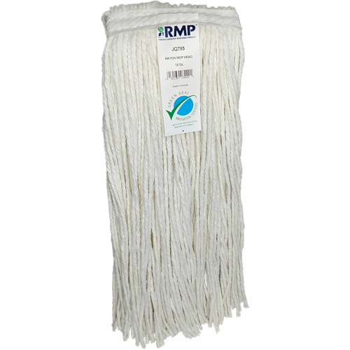 JQ785 4-Ply Narrow Mop Head, Rayon, 12 oz., Cut Style