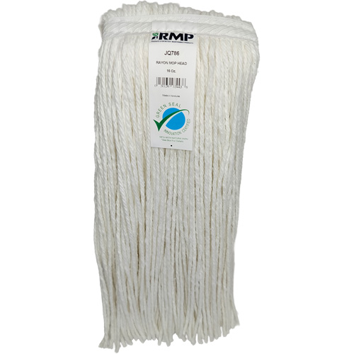 JQ786 4-Ply Narrow Mop Head, Rayon, 16 oz., Cut Style