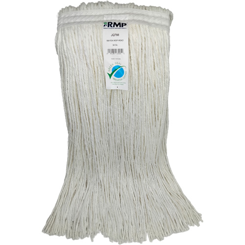 JQ788 4-Ply Narrow Mop Head, Rayon, 32 oz., Cut Style