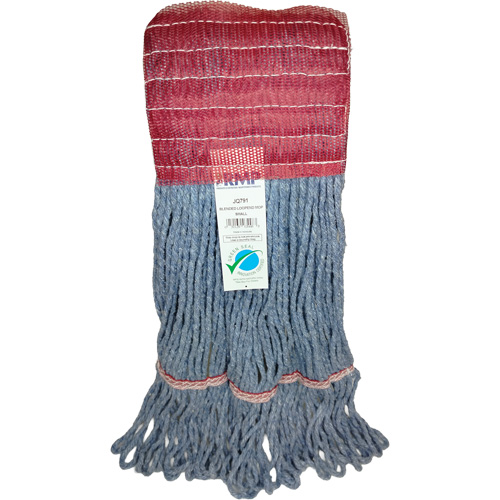 JQ791 T&ecirc;te de vadrouille &agrave; bande large, Antimicrobien/Finition de plancher/Sp&eacute;cialis&eacute;, Coton/Rayonne/Synth&eacute;tique, Style Boucle