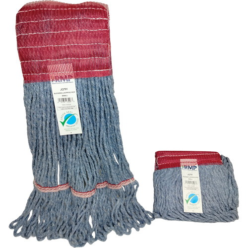 JQ791 T&ecirc;te de vadrouille &agrave; bande large, Antimicrobien/Finition de plancher/Sp&eacute;cialis&eacute;, Coton/Rayonne/Synth&eacute;tique, Style Boucle