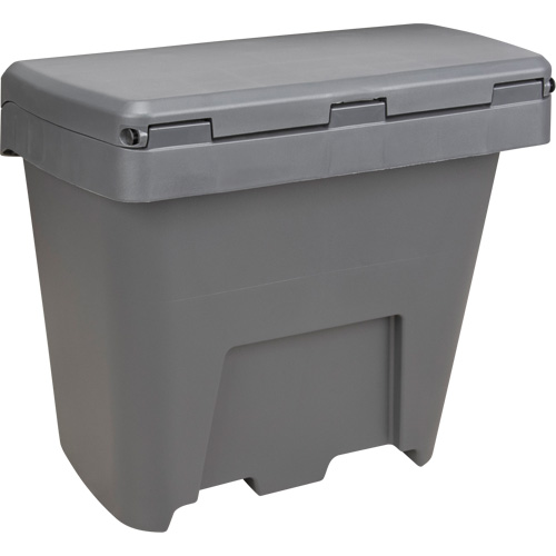 NO615 Salt & Sand Storage Bins, With Hasp, 21" x 27" x 26", 4.24 cu. ft., Grey