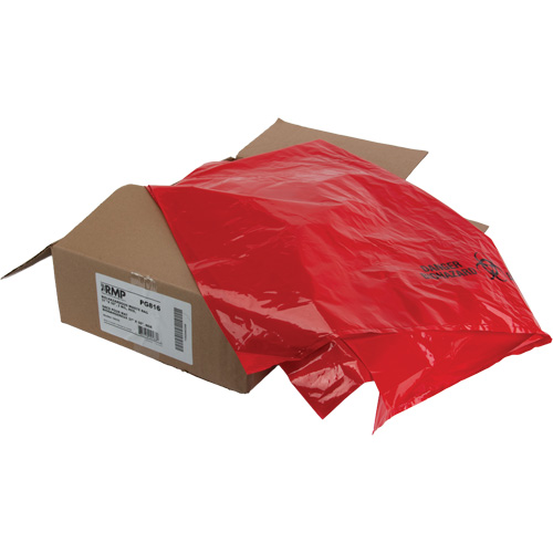 PG816 Waste Bags, Bio-Hazard, 50" L x 37" W, 2 mils