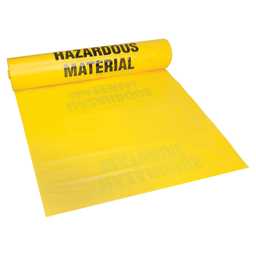SEK328 Hazardous Waste Bags, Infectious Waste, 60" L x 36" W, 208.2 L (55 Gal.) Capacity