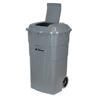 Roll Out Garbage Bin, Polyethylene, 65 US gal. JH479 | RMP Maintenance