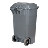 Bac d'ordures roulant, Polyéthylène, 65 gal. US JH479 | RMP Maintenance