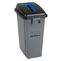 Bac à déchets et de recyclage avec couvercle de classification, Plastique, 16 gal. US JL263 | RMP Maintenance