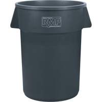 Garbage Bin, Polyethylene, 44 US gal. JK676 | RMP Maintenance
