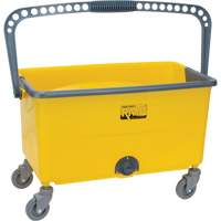 Microfibre Mop Bucket & Wringer, Strainer, 11 US Gal. (44 Quart), Yellow JN501 | RMP Maintenance