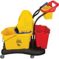 JN502 Multifunctional Mop Trolley, Down Press, 9.5 US Gal.(38 Quart), Yellow