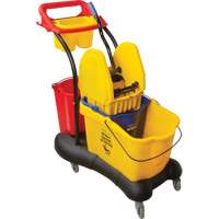 JN502 Multifunctional Mop Trolley, Down Press, 9.5 US Gal.(38 Quart), Yellow