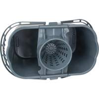 JN505 Mop Pail & Wringer, Strainer, 3.75 US Gal.(15 Quart), Grey