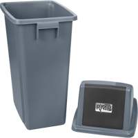 Garbage Can, Plastic, 15 US gal. JN514 | RMP Maintenance