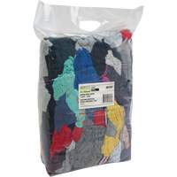 Recycled Material Wiping Rags, Cotton, Mix Colours, 10 lbs. JQ107 | RMP Maintenance