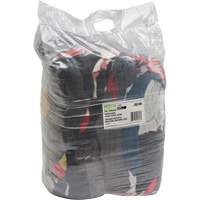 JQ109 Recycled Material Wiping Rags, Fleece, Mix Colours, 25 lbs.