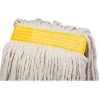 JQ144 Wet Floor Mop, Cotton, 24 oz., Cut Style