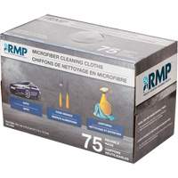 JQ197 Washable Cleaning Cloths, Microfibre, White