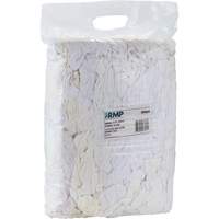 JQ664 Wiper Rags, Fleece, White, 10 lbs.