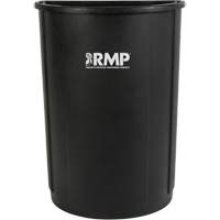 JQ753 Half-Round Garbage Bin, Polyethylene, 21 US gal.