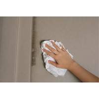 JQ782 Chiffons recycl&eacute;s, Coton, Blanc, 10 lb