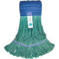 JQ796 Wide-Band Mop Head, Antimicrobial/Floor Finishing/Specialty, Cotton/Rayon/Synthetic, Loop Style