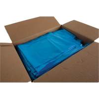 JR063 Industrial Garbage Bags, Strong, 30" W x 38" L, 0.9 mils, Blue, 88 L (20 Gal.) Capacity