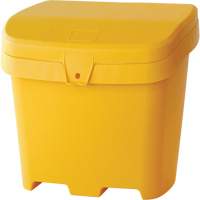 Salt & Sand Container, With Hasp, 21" x 27" x 26", 4.24 cu. ft., Yellow NO614 | RMP Maintenance