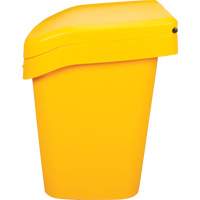 NO614 Salt & Sand Storage Bins, With Hasp, 21" x 27" x 26", 4.24 cu. ft., Yellow