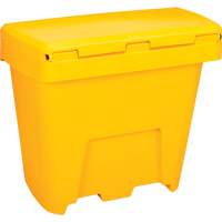 NO614 Salt & Sand Storage Bins, With Hasp, 21" x 27" x 26", 4.24 cu. ft., Yellow