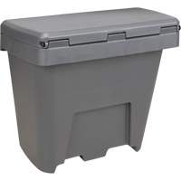 NO615 Salt & Sand Storage Bins, With Hasp, 21" x 27" x 26", 4.24 cu. ft., Grey