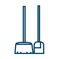 Brooms, Dust Pans & Duster