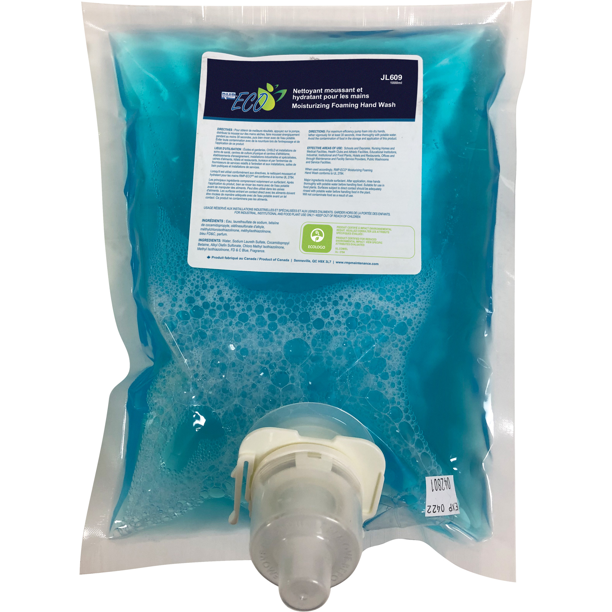 RMPEco EcoFriendly Luxurious Hand Soap, Foam, 1 L, Scented RMP